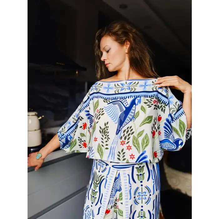 PARROT BLUZ & ETEK PANTOLON TAKIM