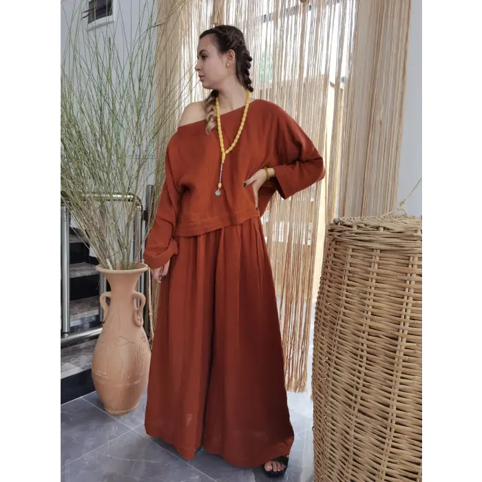 SOUL MÜSLİN BLUZ & PANTOLON TAKIM