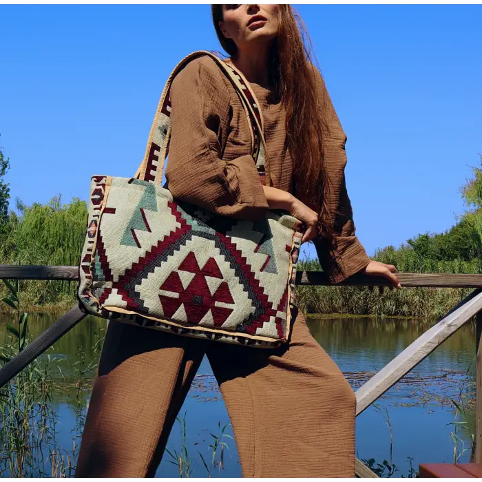 KERPE KİLİM ÇANTA