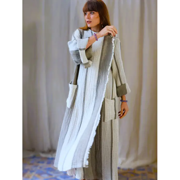 SWAN MÜSLİN KAFTAN