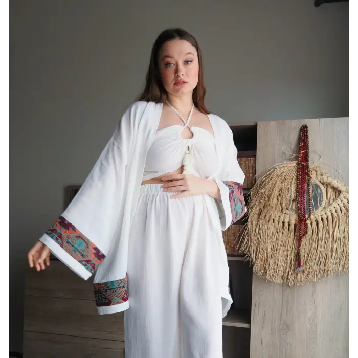 UMAY KİMONO PANTOLON TAKIM