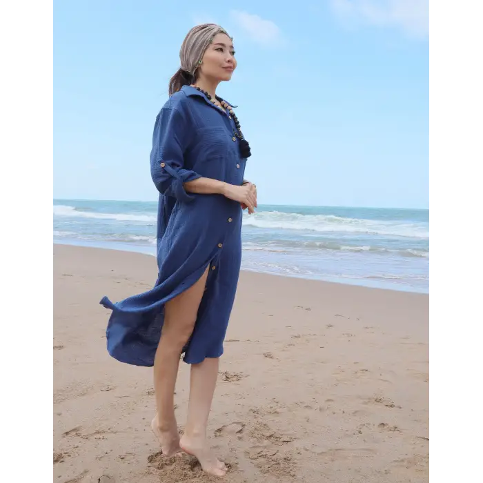 LOTUS MÜSLİN GÖMLEK