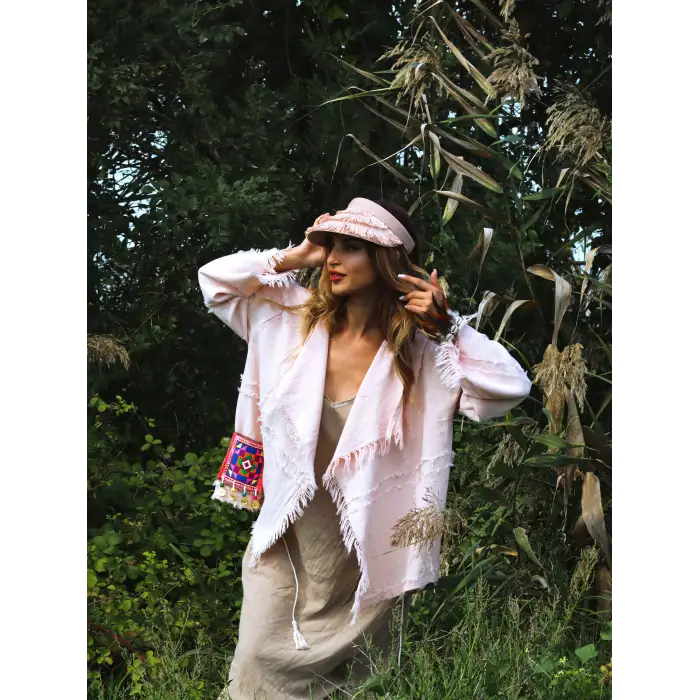 CHAPUT EL DOKUMA KİMONO CEKET