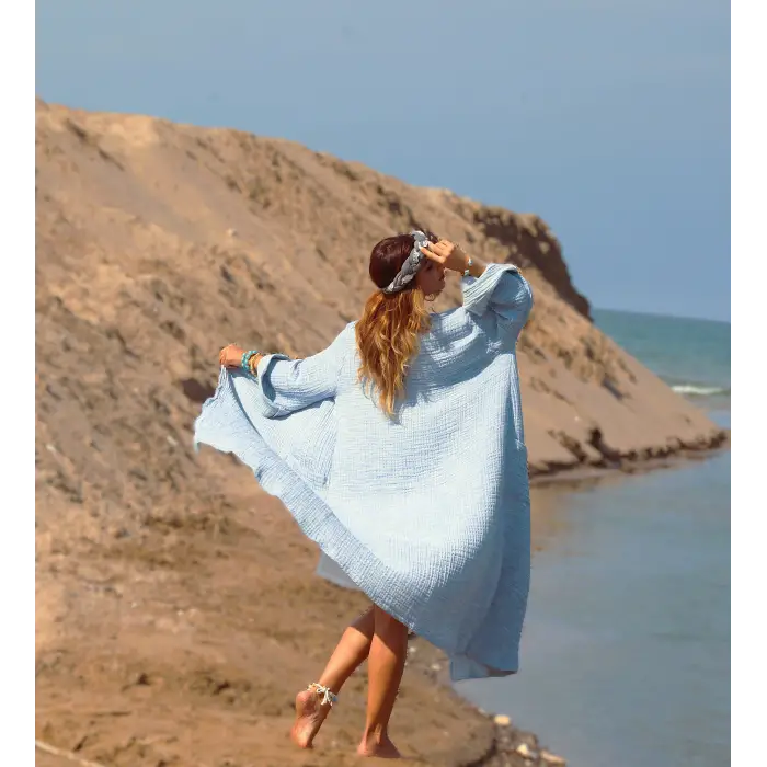 SWAN SALAŞ MÜSLİN KAFTAN