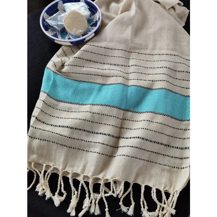 ALAÇATI KETEN KARISIMLI PESTEMAL