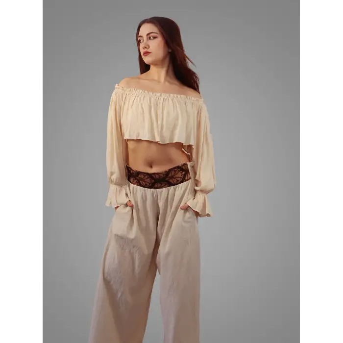 SAHRA CROP & PANTOLON TAKIM