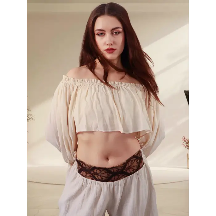 SAHRA CROP & PANTOLON TAKIM