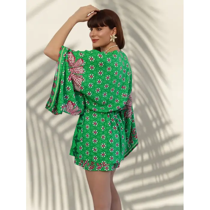 GİZA MİNİ ELBİSE & ŞORT TAKIM