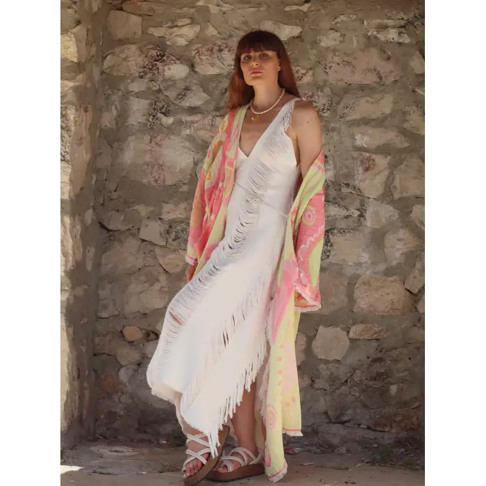 UTOPIA KAFTAN / Sarı & Pembe