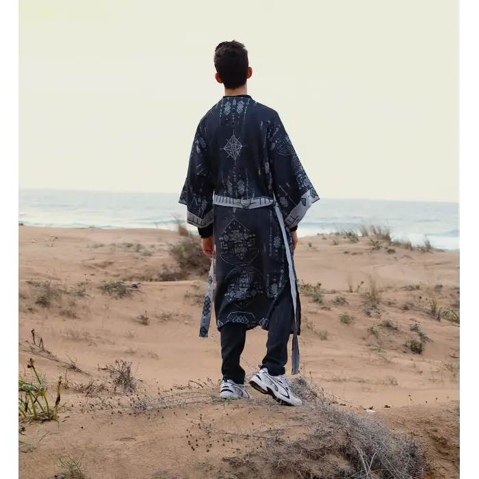 BOULDER ETNİİK DESEN KİMONO