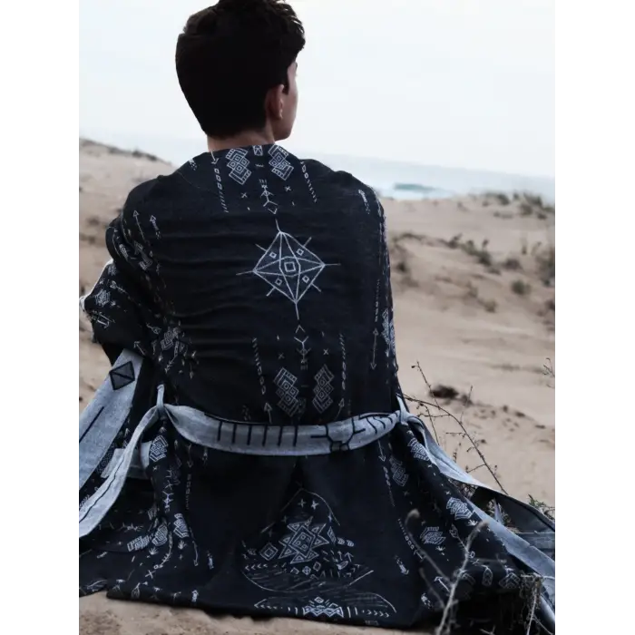 BOULDER ETNİİK DESEN KİMONO