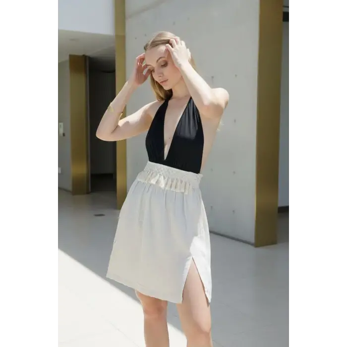 MAGNOLIA MÜSLİN MİNİ ETEK