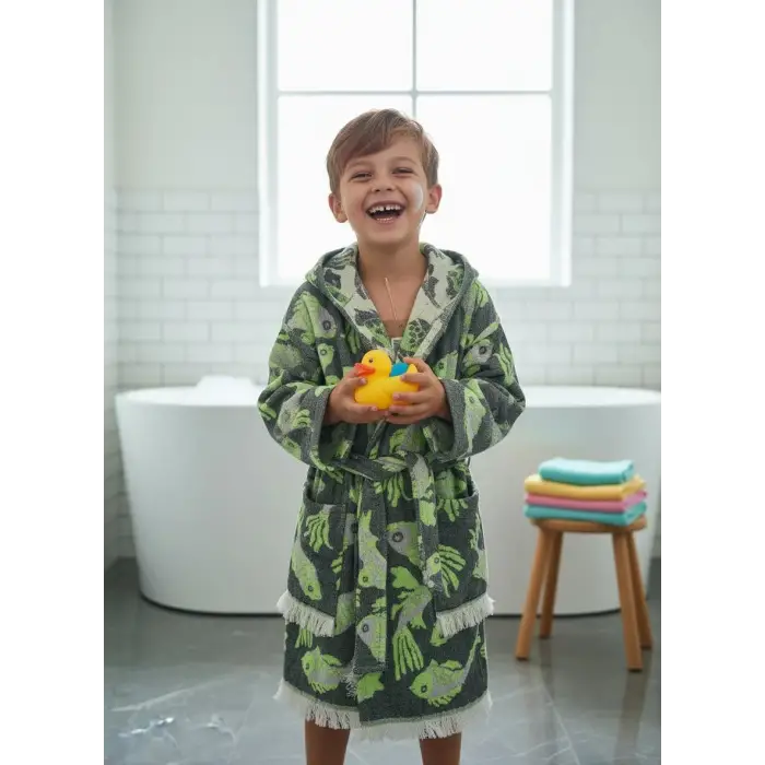 MORİNA BORNOZ/ Yeşil