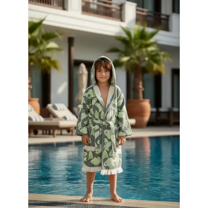 MORİNA BORNOZ/ Yeşil