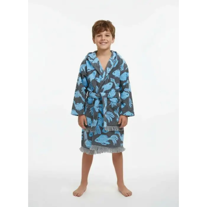 MORİNA BORNOZ/ Mavi