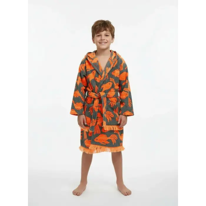 MORİNA BORNOZ/ Turuncu