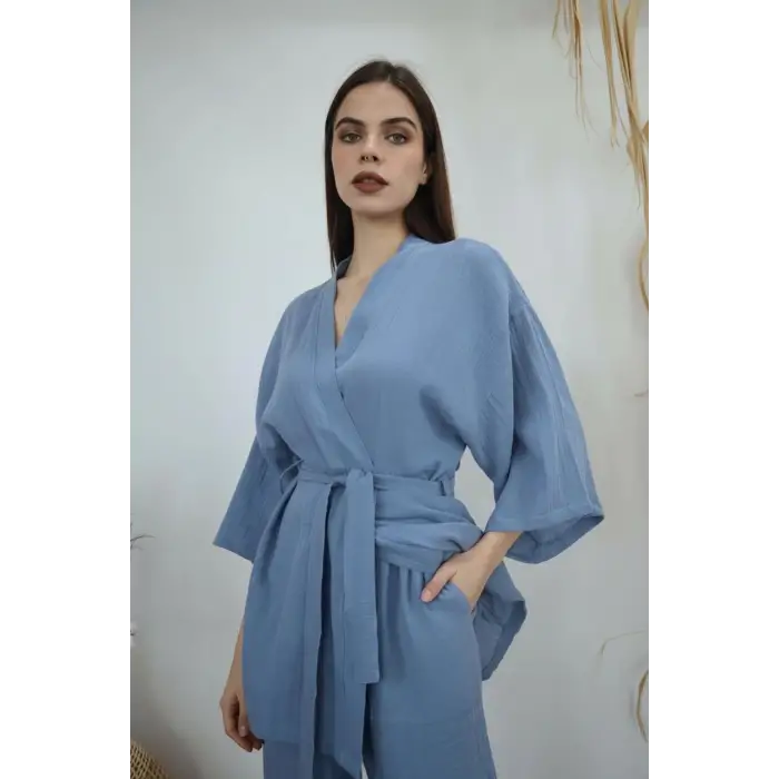 MELİS MÜSLİN KİMONO PANTOLON