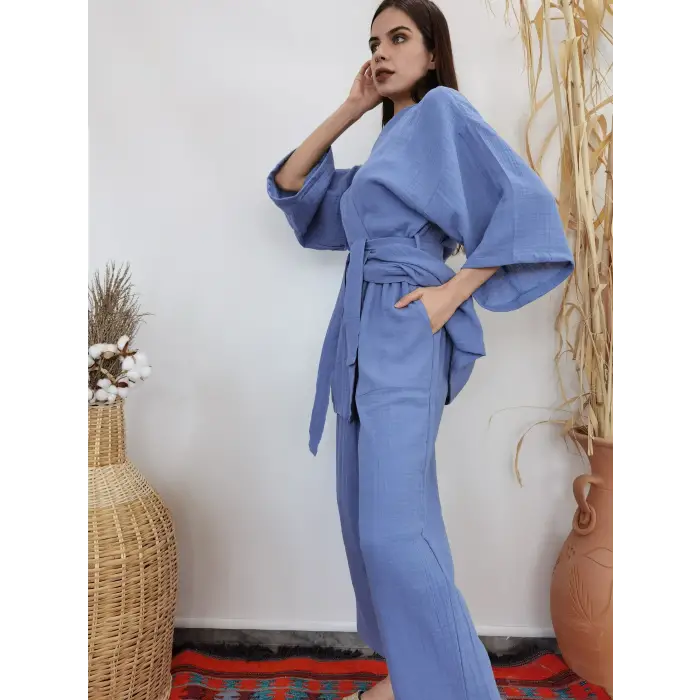 MELİS MÜSLİN KİMONO PANTOLON