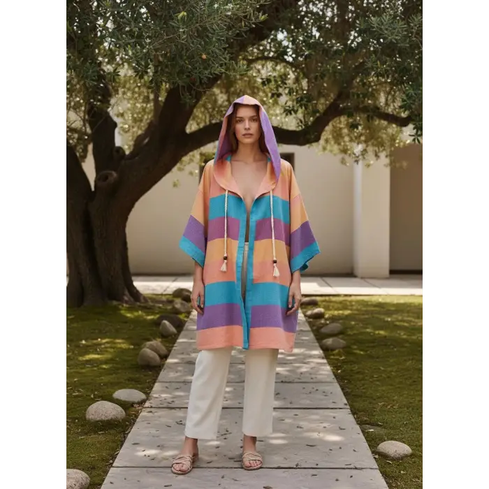 HARMONY KAPŞONLU KİMONO