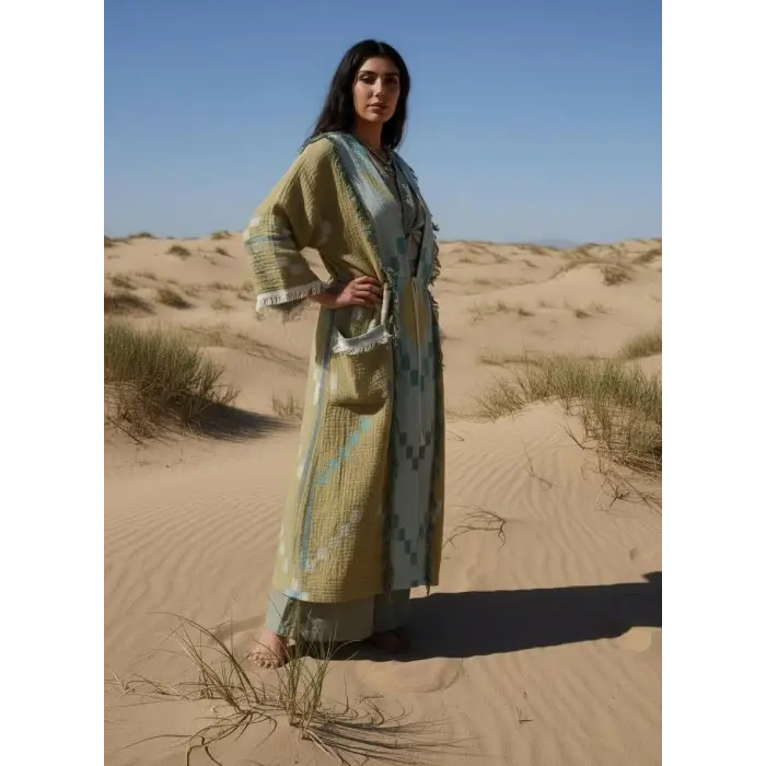 ANATOLIAN HERİTAGE KAFTAN / Yeşil Kilim