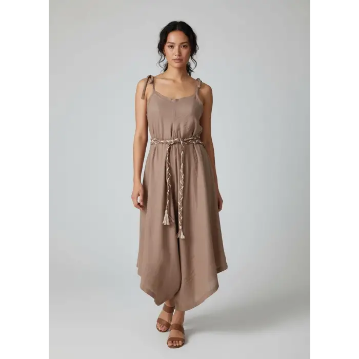 MAYA ASKISI BAĞLAMALI TULUM / Bej