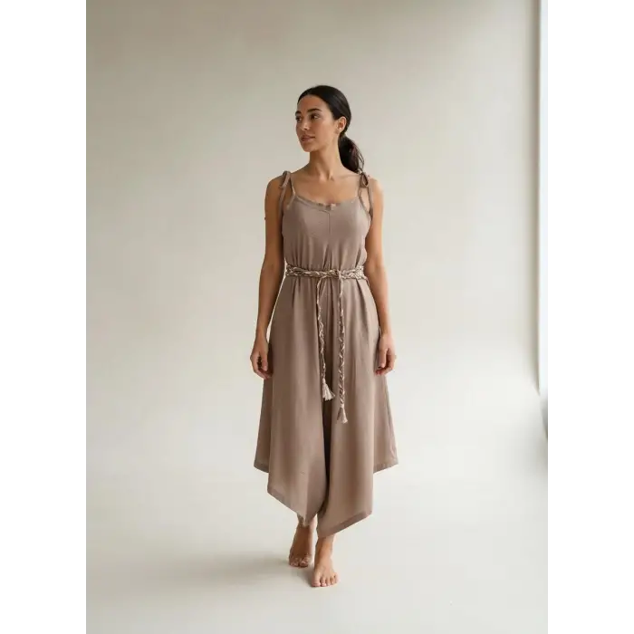 MAYA ASKISI BAĞLAMALI TULUM / Bej