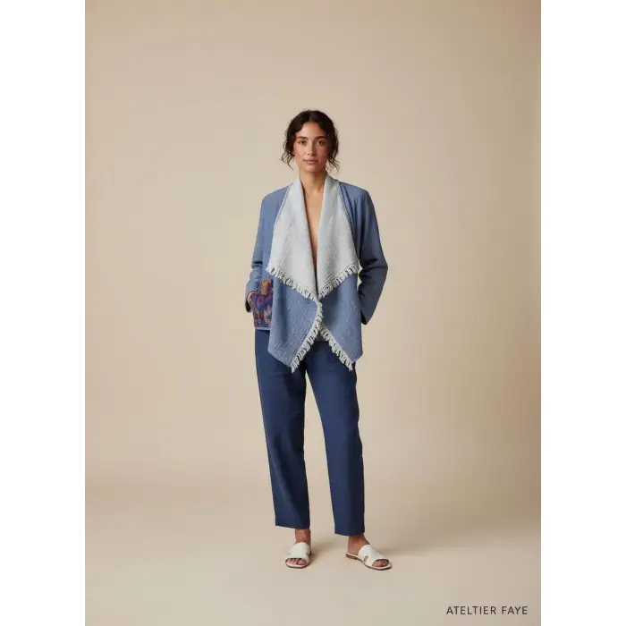 CHAPUT MÜSLİN DOKUMA MİNİ CEKET