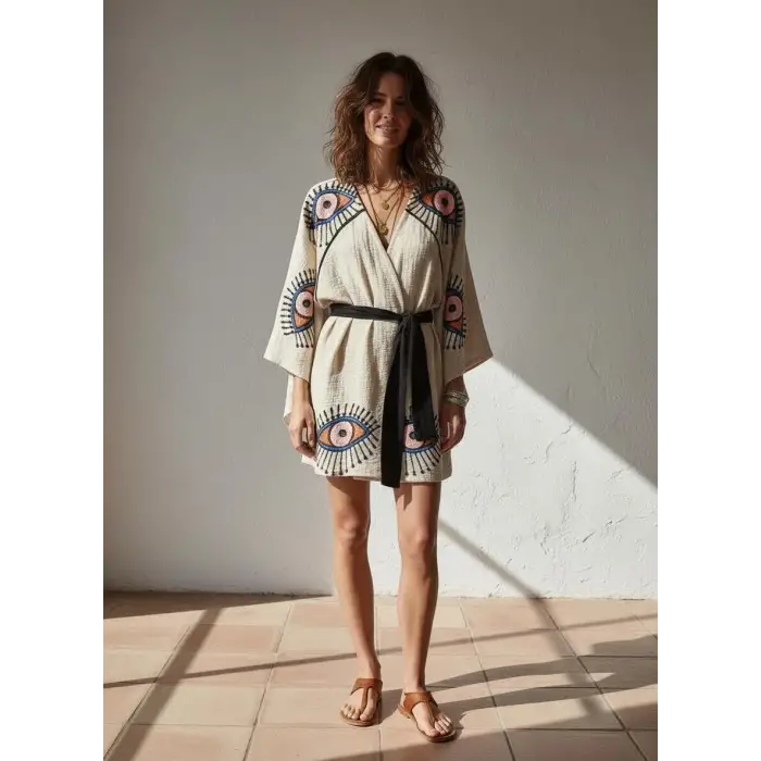 TILSIM PAMUK KİMONO CEKET