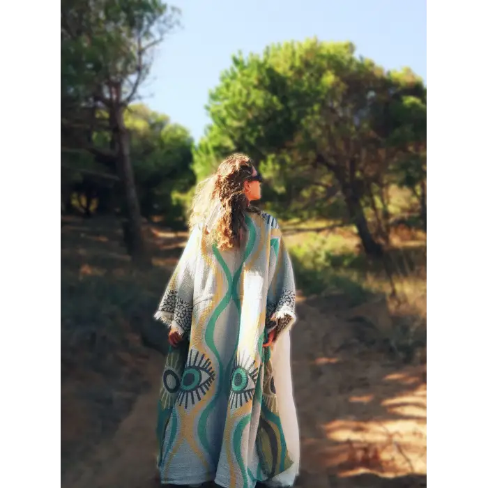 ANATOLIAN HERİTAGE KAFTAN / Yeşil Göz