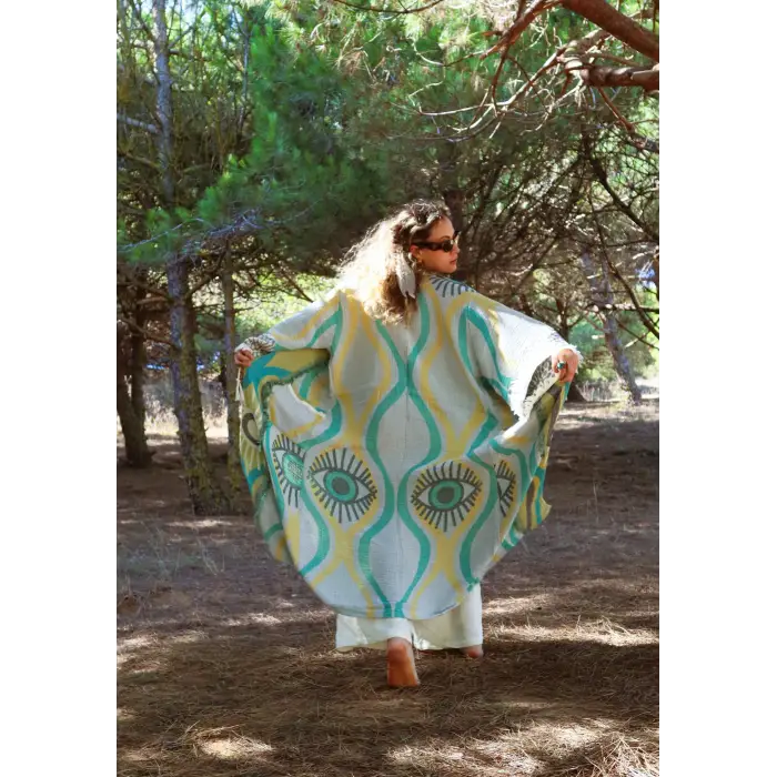 ANATOLIAN HERİTAGE KAFTAN / Yeşil Göz