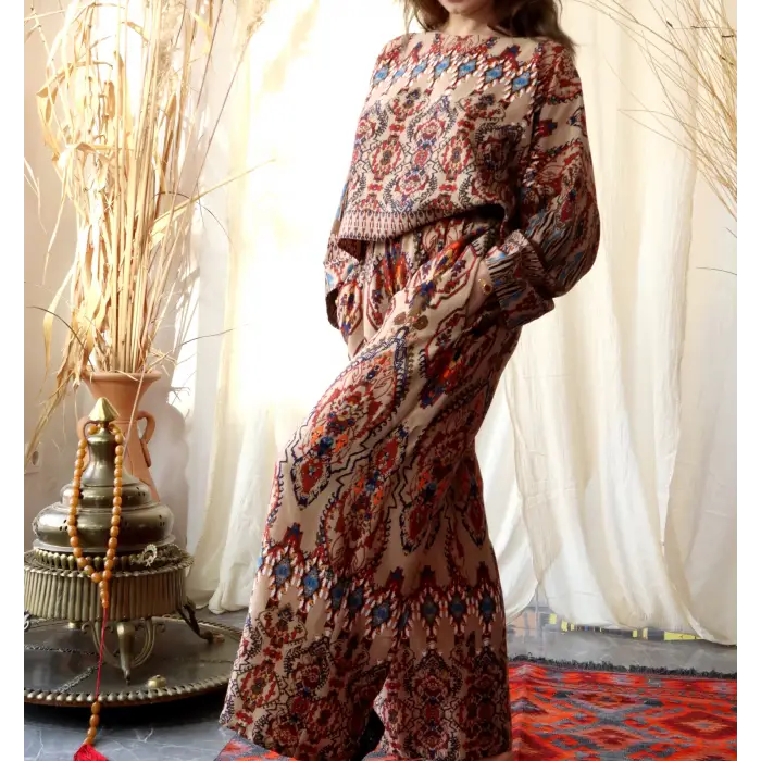 BAGDAT  BLUZ & PANTOLON TAKIM