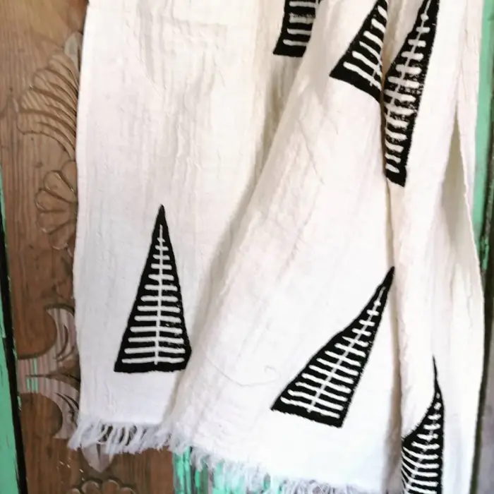 DOĞA -TAHTA BASKILI PESTEMAL