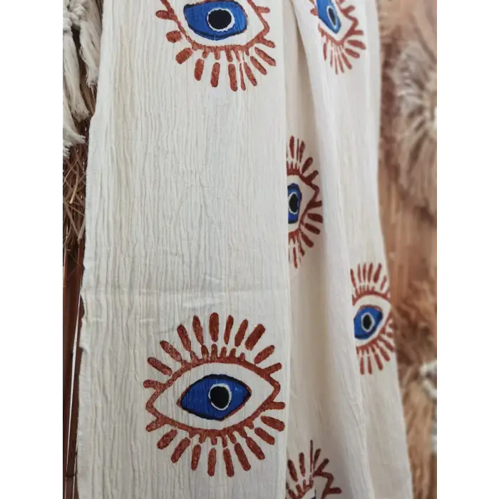 DOĞA -TAHTA BASKILI PESTEMAL