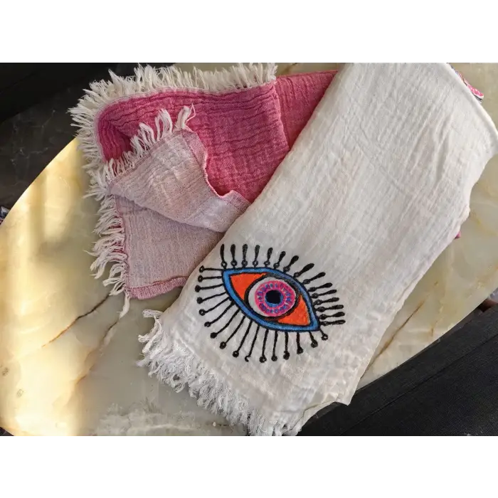 DOĞA -TAHTA BASKILI PESTEMAL