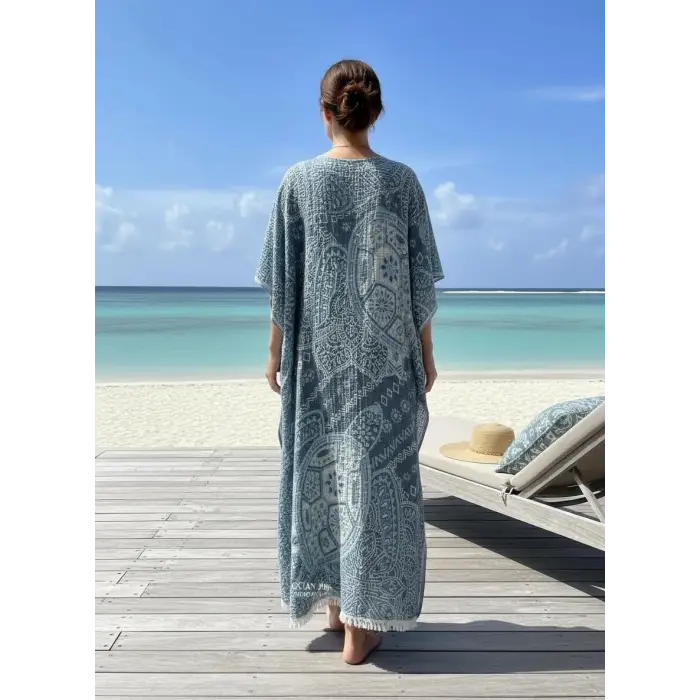 CARETTA CARETTA KAFTAN / Mavi
