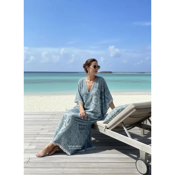 CARETTA CARETTA KAFTAN / Mavi