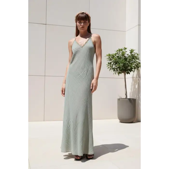 DUYGU MAKSİ ELBİSE / Çağla