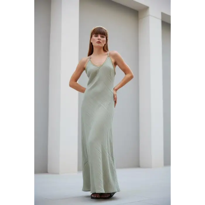 DUYGU MAKSİ ELBİSE / Çağla