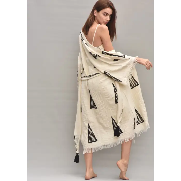 TAHTA BASKILI KAFTANLAR