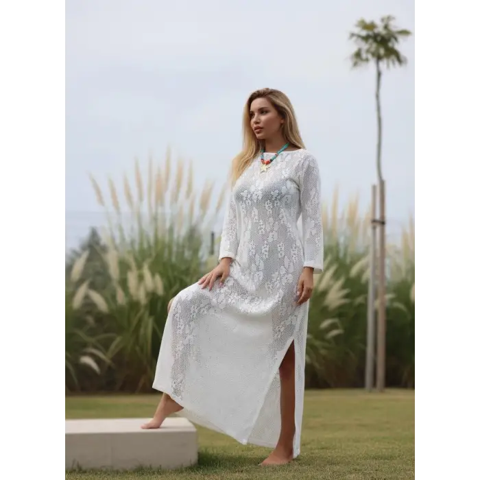 IVY FİLE UZUN KOLLU ELBİSE