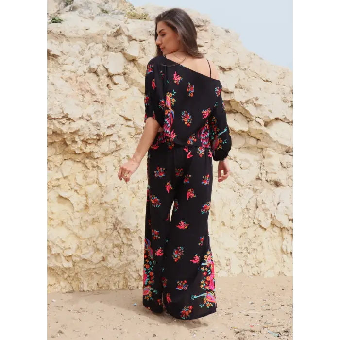 KALİNKA VİSKON BLUZ & PANTOLON TAKIM