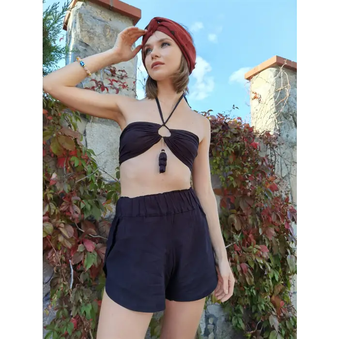 KISS CROP & ŞORT TAKIM