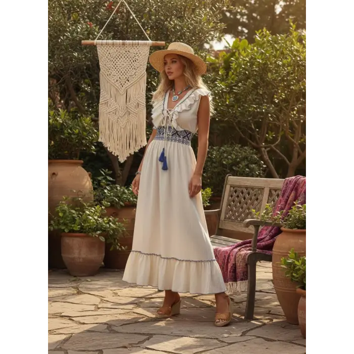 MERYEM ŞİLE BEZİ ELBİSE