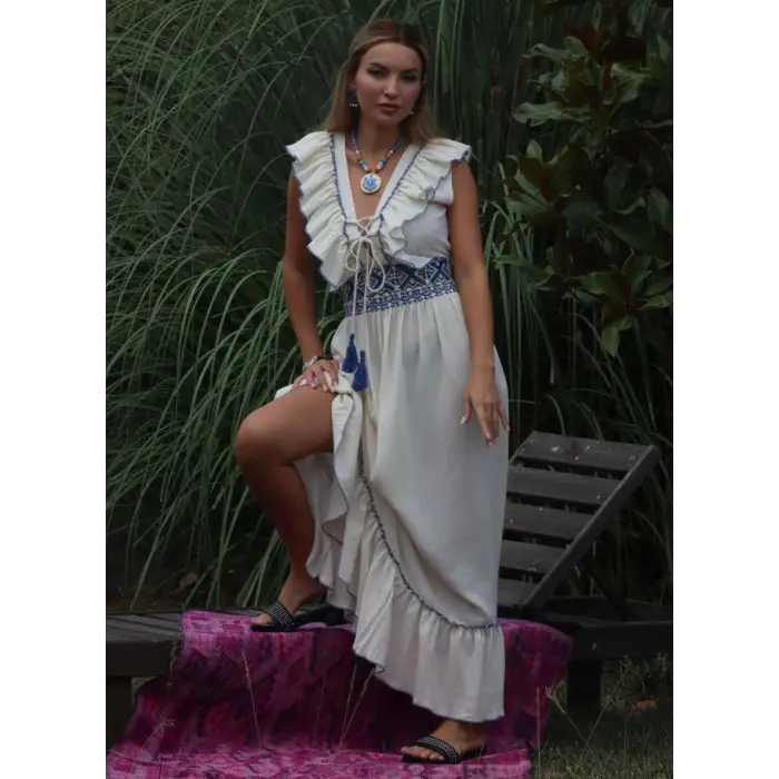 MERYEM ŞİLE BEZİ ELBİSE