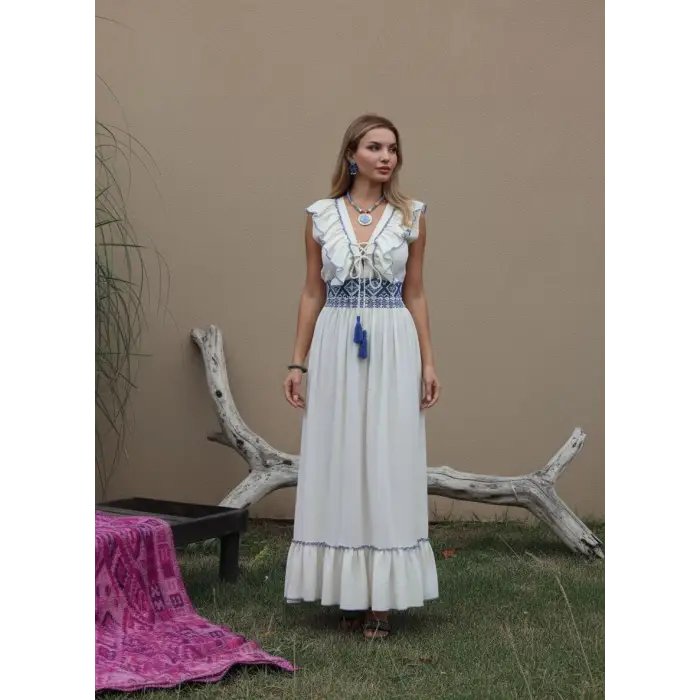 MERYEM ŞİLE BEZİ ELBİSE