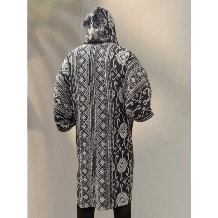 OTUKEN PAMUK KAPŞONLU BOHEM & ETNİK KİMONO