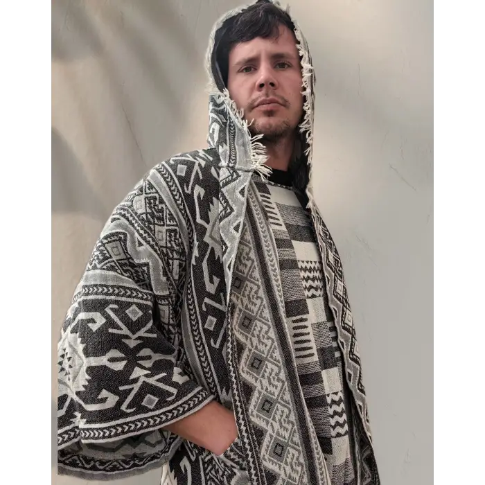 OTUKEN PAMUK KAPŞONLU BOHEM & ETNİK KİMONO