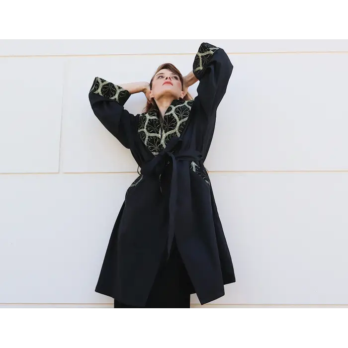 ŞAHMERAN SU GEÇİRMEZ BOHEM TRENCHCOAT