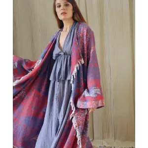 PALETTE DOKUMA KIŞ KAFTANI