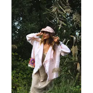 CHAPUT EL DOKUMA KİMONO CEKET